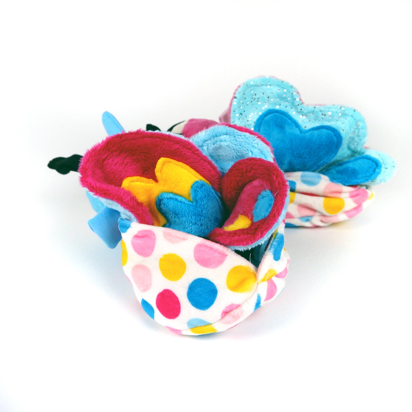 Schmetterling zum selber nähen als Schnuffeltuch