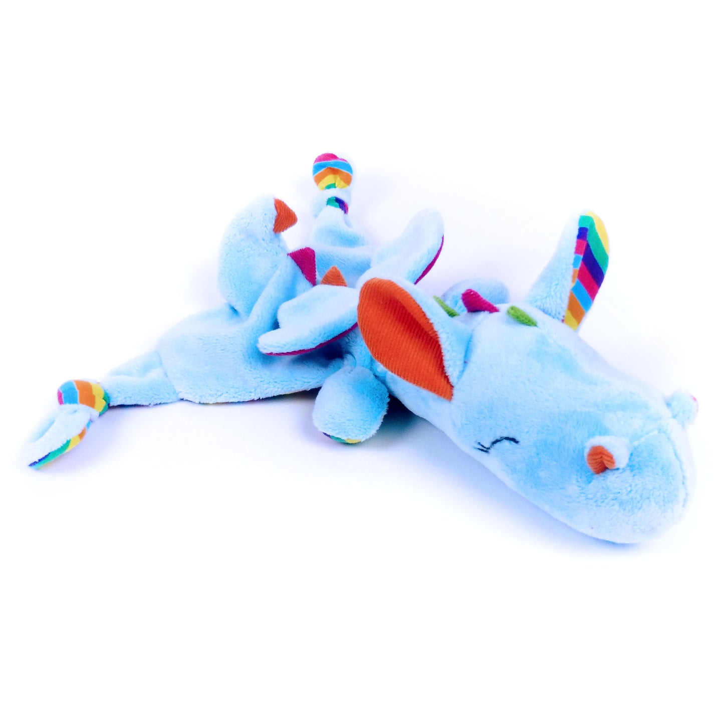 Schnuffeltuch Drache zum selber nähen mit Nähanleitung und Schnittmuster