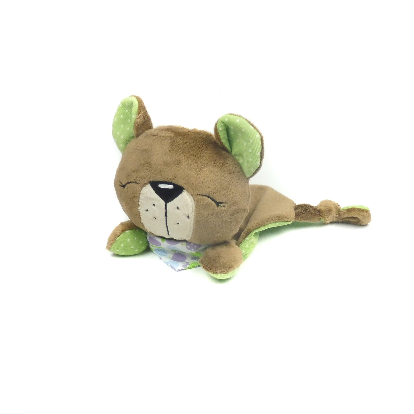 Schnittmuster unf Anleitung Schnuffeltuch Bär zum selber nähen
