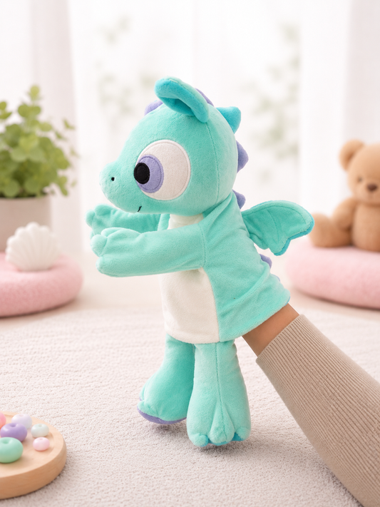 ebook - Drache Fino - Handpuppe