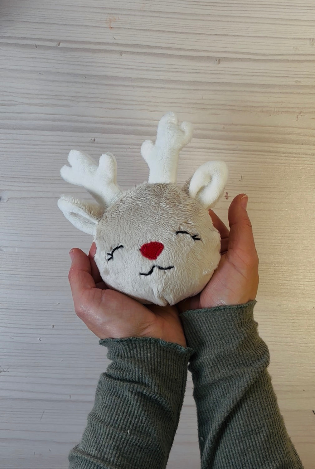 kostenloses Schnittmuster Rentier Anhänger